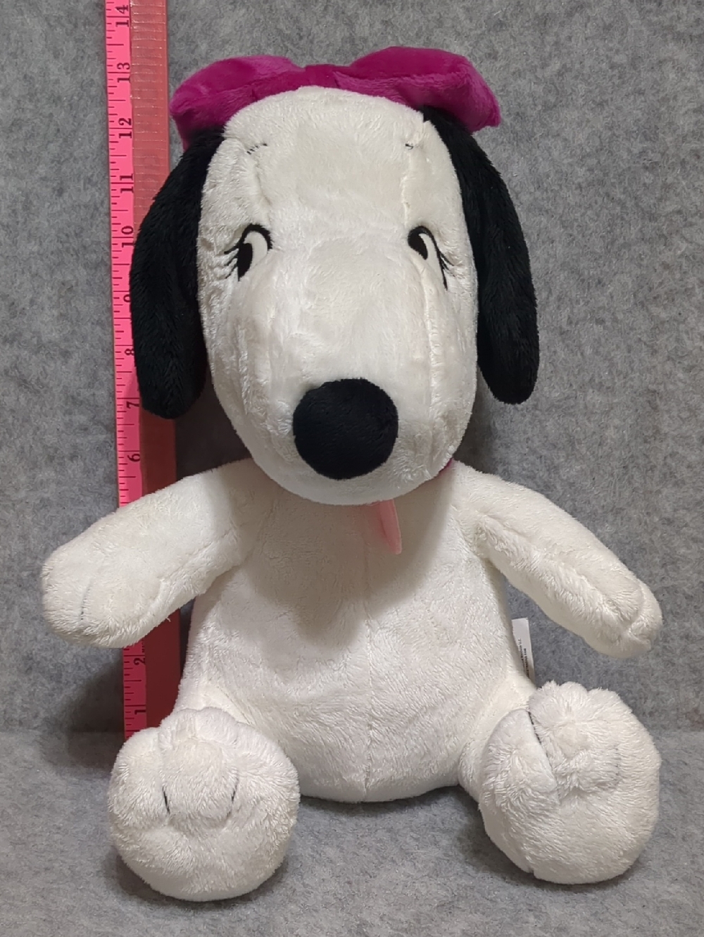 Peanuts Snoopy Sister Belle Plush 12” Peanuts 2014 NWT - Picture 10 of 10